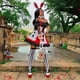 thumbnail image 5 of Juego de cartas Costume Leg Avenue, bonito, rojo y negro, talla ML, adulto, 5 of 6
