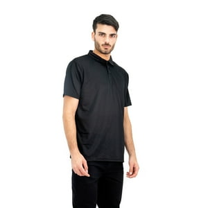 Polera Cooldry Quebec Manga Corta Negro