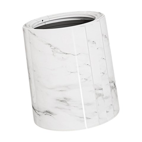 Magideal - Papelera, Papelera De Baño, Accesorios De Estilo Chino, De Madera, Contenedor De Basura, Cesto De Basura Para Estudio, Lavandería, Baño, Oficina Blanco L