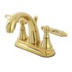 thumbnail image 1 of Grifo de baño Kingston Brass KS7612GL de 10 cm, acabado latón pulido, 1 of 5