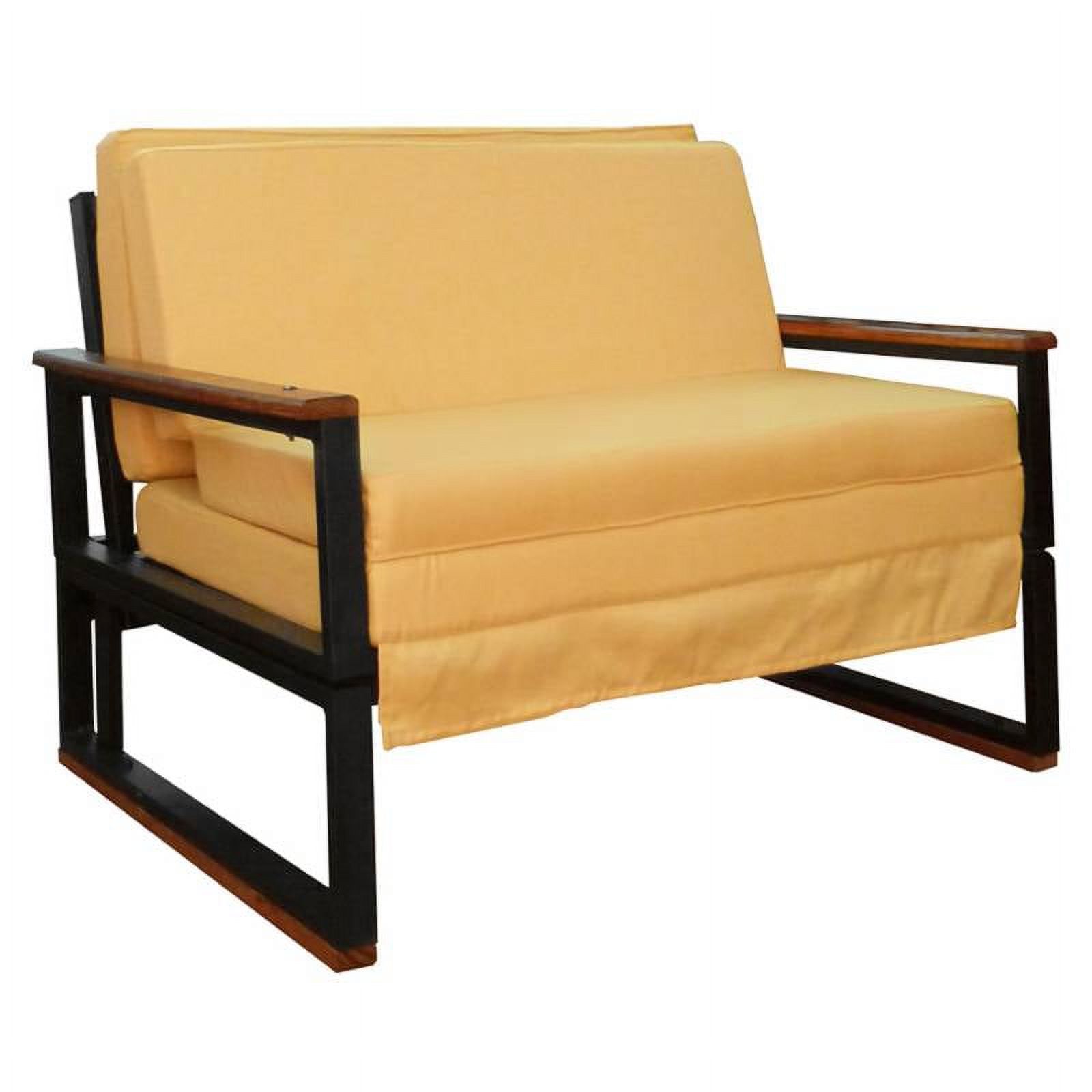 Recutex - Futon Metalico Folk 1 Plaza ""Mostaza""