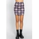 thumbnail image 1 of Minifalda de Jersey Jacquard de Rombos, 1 of 5