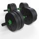 thumbnail image 3 of Set Mancuernas Green 3 en 1 ajustables 50 Kg, 3 of 9