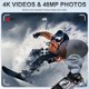 thumbnail image 2 of Cámara para Vlogging 4K WFULM Mini con Pantalla Táctil Giratoria 180°, 2 of 7