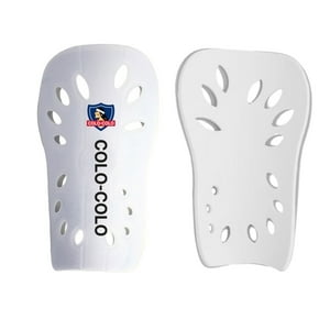 Olymphus - Canillera Espinillera Colo Colo Niño Talla S Licencia Oficial Blanco