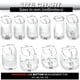 thumbnail image 5 of Protectores para tacón Heel Hunks negros H3 para zapatos de tacón alto (5 pares), 5 of 7
