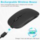 thumbnail image 4 of Combo Teclado Mouse Bluetooth Español Con Ñ Recargable Negro, 4 of 4