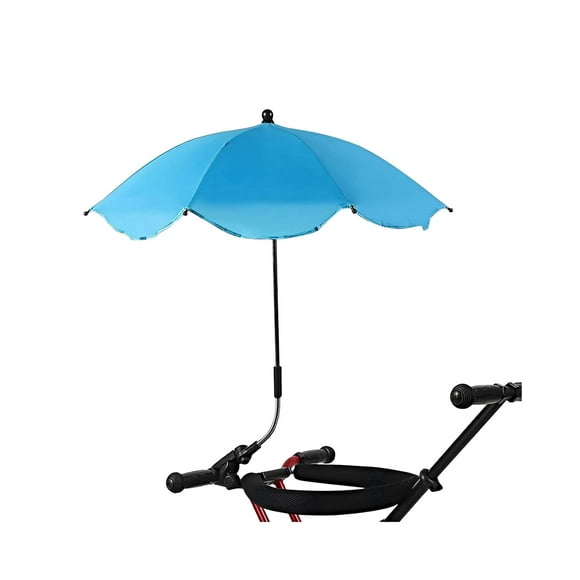Sombrilla UV portátil para cochecito de bebé AZUL