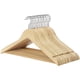 thumbnail image 1 of Perchas para trajes de madera natural Whitmor, grado A, de madera natural (juego de 16), 1 of 2