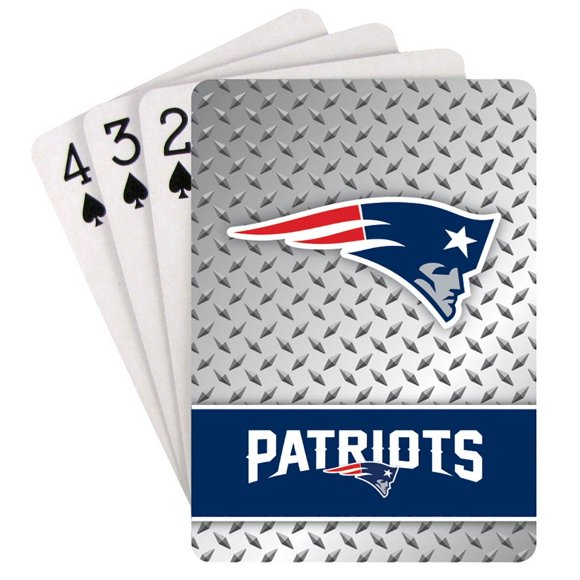Juego de cartas con licencia oficial de los New England Patriots de la NFL
