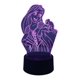 thumbnail image 3 of Lampara Ilusion 3d Rapunzel De 7 Colores Base Touch, 3 of 6