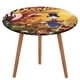 thumbnail image 1 of Patoaventuras-theme Fitted Round Tablecloths Elastic Edged Table Covers Waterproof Table Cloth for Kitchen Holiday Party Tables Decor 120cm, 1 of 6
