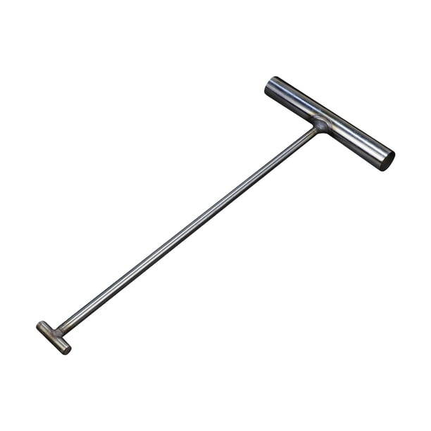 Herramienta De Gancho De Alcantarilla Para Trampolín, Mango En T Para Mover Un Solo Gancho De Acero Inoxidable, 8mm X 50cm