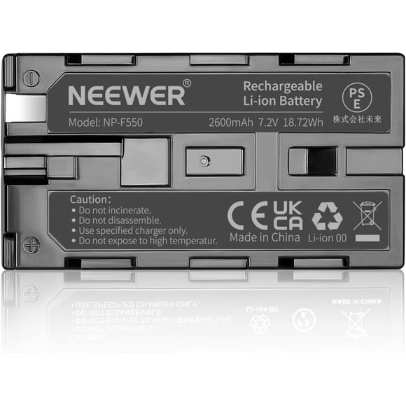 Batería de repuesto Neewer 2600mAh para Sony NP-F550/570/530