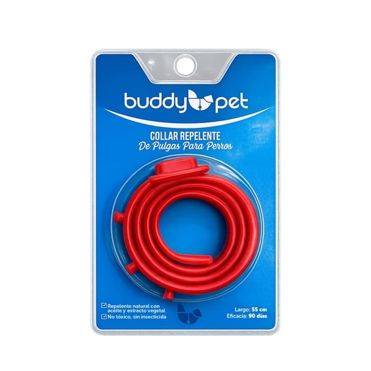 Collar Repelente De Pulgas Para Perro 1 Un Buddy Pet