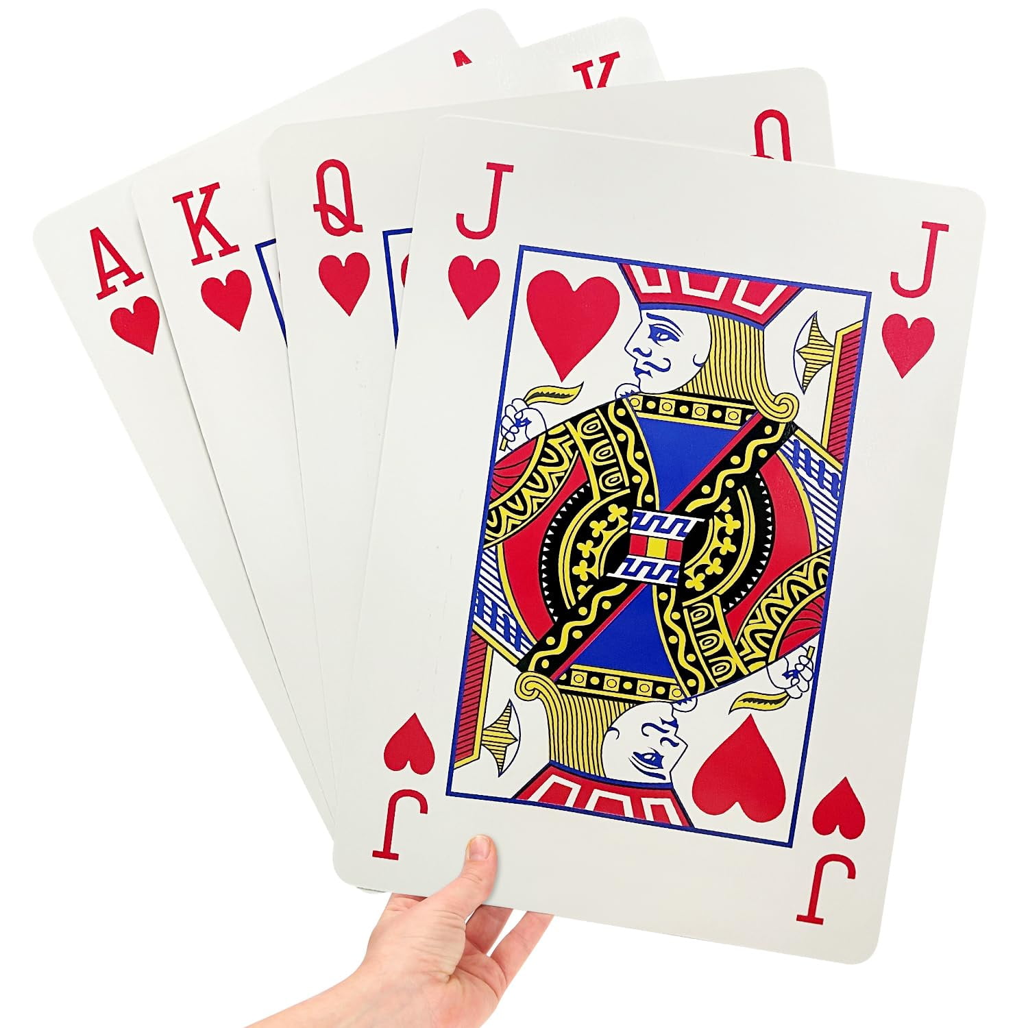 Gagift World - Jumbo Playing Cards Gaift World Jumbo, 20 X 28 Cm, 100% Papel