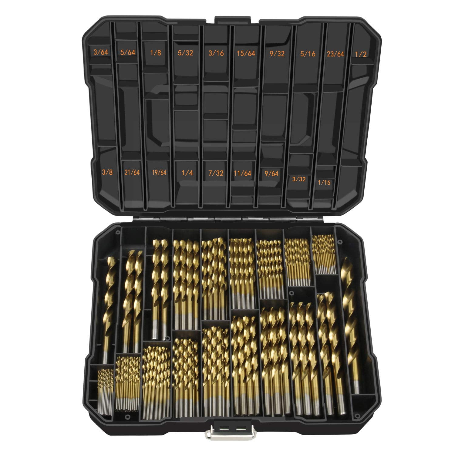 Juego De Brocas Enertwist Titanium 230 Piezas Para Metal Y Madera