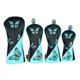 thumbnail image 2 of 4 Fundas Para Cabezas De Palos De Golf, Cuello Largo, Resistentes A Arañazos, Profesionales, Color Negro, 2 of 5