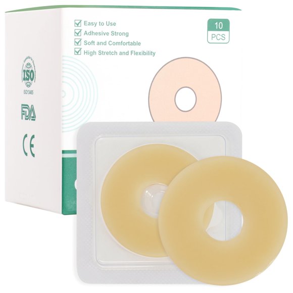 Anillos de barrera para ostomía Vlookup, diámetro exterior de 50 mm y 4 mm de grosor