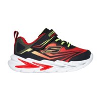 Zapatillas Urbanas Skechers Flex Glow 4K Bebés | 400139N-Bkrd - Talla 25