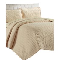 Tengfei - Cubrecama King De Lujo Extra Suave Con Relieves De Tufting