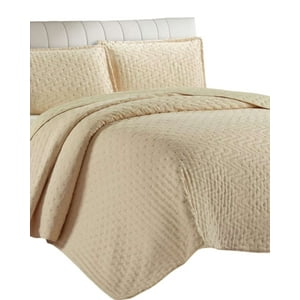 Tengfei - Cubrecama 2 Plazas De Lujo Extra Suave Con Relieves De Tufting