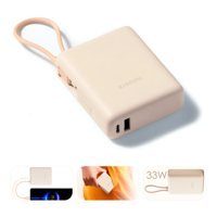 Xiaomi Powerbank 10000Mah 33W Supercarga Con Cable Integrado