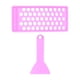 thumbnail image 2 of Kits de elaboración de bálsamo labial Bandeja y espátula para rellenar bálsamo labial Dispositivos con 50 orificios Bandeja para recipientes con sopor Violeta, 2 of 5