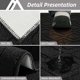 thumbnail image 4 of ALFOMBRA COSY HOMEER 122x51 cm Negra de Polipropileno, 4 of 8