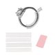 thumbnail image 1 of Set de 12 Ajustadores de Anillos Yaogniy Invisible TPU 2‑6 mm, 1 of 6