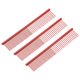 thumbnail image 1 of Uxcell Peine para Perros y Gatos, Peines para Mascotas con Dientes de Acero Inoxidable y Puntas Redondeadas para Nudos, Enredos, Pelo Largo y Rizado, Mascota Rojo Recubierto 6.5 PULGADAS, 1 of 7