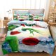 thumbnail image 1 of Grin-ch 3 Pcs Comforter Set with 2 Pillowcases,Grinc-h Bedding Set Sheet Set for Kids Adults,All Season Lightweight, 1 of 5