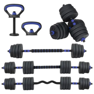 Set Mancuernas Barras Pesas Rusas Unibles 30 Kg Hyperhike