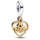 thumbnail image 1 of Double Dangle Charm Pandora Con Lab-Grown Diamond Engravable Mum, 1 of 1