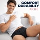 thumbnail image 4 of Calzoncillos Reebok de talle bajo para hombre, 5 unidades, algodón suave, talla S, color negro, 4 of 7