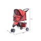 thumbnail image 4 of Coche Paseo Mascota Plegable Portatil 3 Ruedas Rojo, 4 of 6