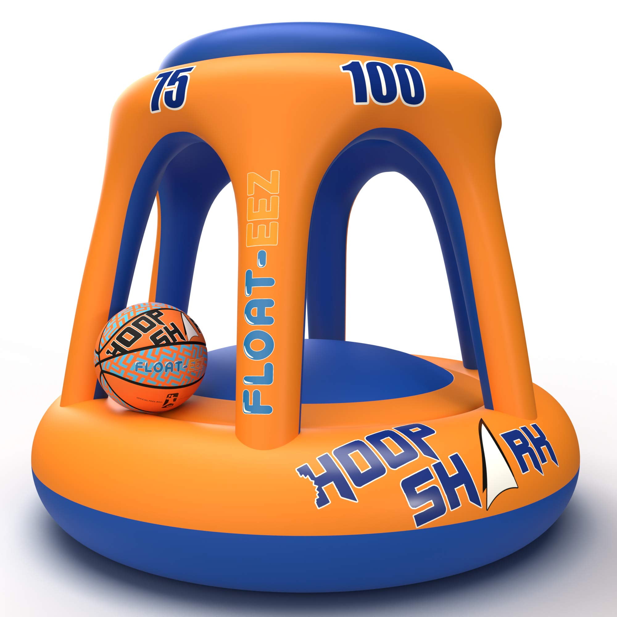 Juego De Canastas De Baloncesto Para Piscina Hoop Shark Naranja/azul