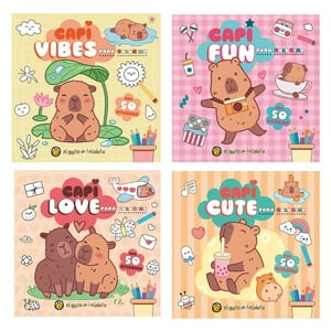 Editorial Guadal - Pack Libros Para Colorear Capibaras