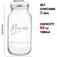thumbnail image 2 of Frascos Glassmagic de boca ancha, 64 oz (1892 ml), 3 unidades, 2 of 3