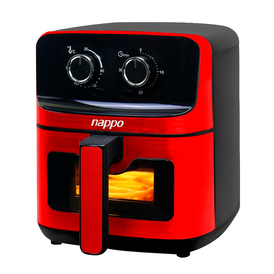 Freidora De Aire Nappo 1500W 4,5L Aire Caliente 360 Grados