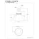 thumbnail image 4 of Alcachofa de ducha Kingston Brass K133A2 Showerscape de 5,7 cm, latón pulido, 4 of 4