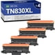 thumbnail image 1 of Cartucho de tóner LEMERO UEXPECT TN830XL negro, paquete de 4 unidades Brother, 1 of 8
