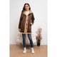 thumbnail image 3 of Chaqueta Abrigo Mujer Largo Interior Chiporro Tendencia Moda 7586, 3 of 4