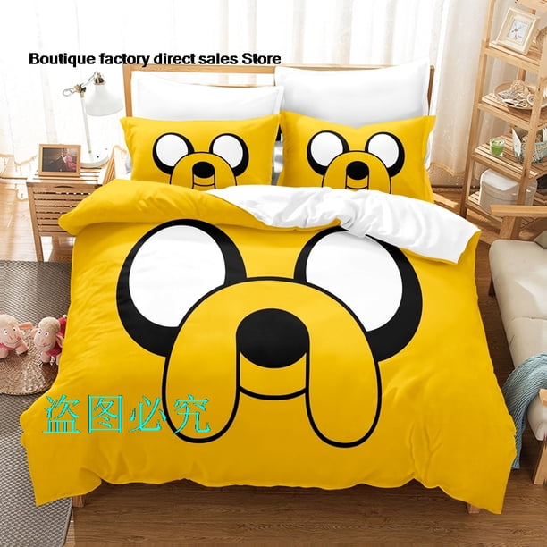 Adventure Time Bedding Set Single Twin Full Queen King Size Bed Set Adult Kid Bedroom Duvetcover Sets parure de lit Bed Bed Sheets