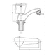 thumbnail image 2 of STRETTO LLAVE LAVATORIO MOSSINI TEV. C/AIREADOR, 2 of 3