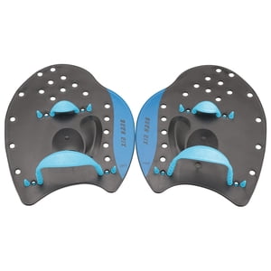 Ioensy - Entrenamiento De Natación Profesional Palas De Mano Palas Planas Equipo De Ejercicio De Piscina Azul M