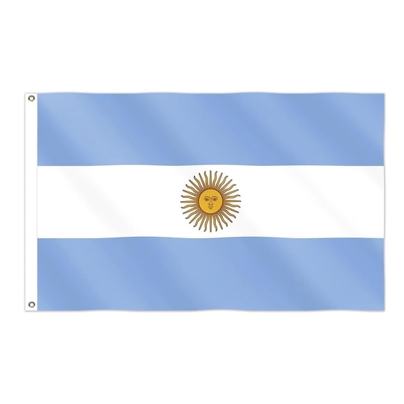 Bandera de Argentina Boolavard 90 x 150 cm, doble cara