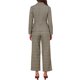 thumbnail image 3 of INSPIRE CHIC Trajes de Pantalón para Mujer de 2 Piezas con Estampado de Cuadros Traje de Blazer de Trabajo Empresarial Pata de Gallo Conjunto de Pantalón M Marrón Caqui, 3 of 6