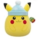 thumbnail image 4 of Peluche Pokémon Pikachu para vacaciones de invierno, 35 cm, con sombrero azul, 4 of 5