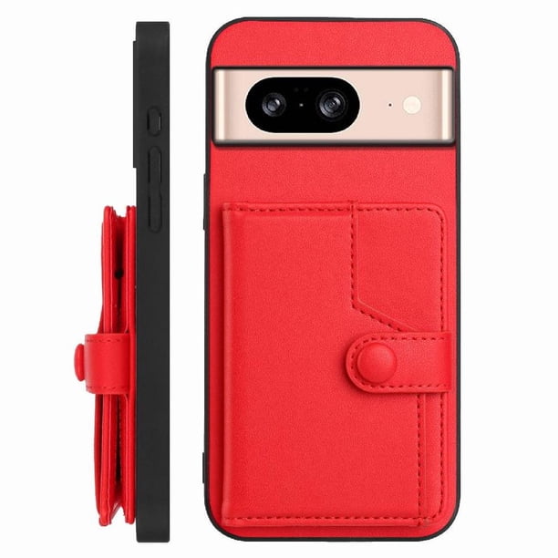 FOXDOCK Funda para Google PIXEL 8 con Bloqueo RFID - Diseño Elegante con Cierre de Botón